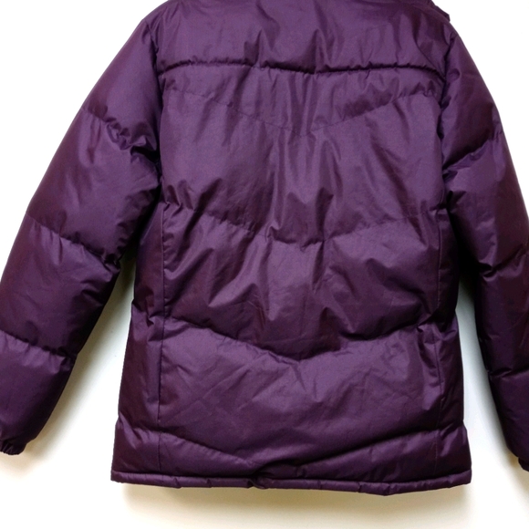 Deep Plum Franklin Allen Puffer Jacket Sz M - Picture 5 of 6